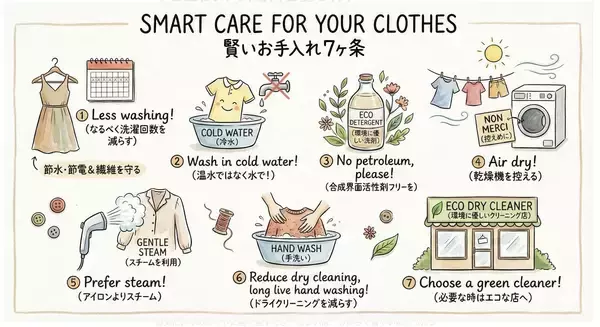 「SHOKAY お手入れプログラム 第2弾【お洗濯編】を公開　今ある服を、賢くケアすることがいちばんクリエイティブな選択」の画像