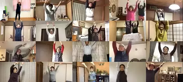 「毎朝20分のオンライン軽体操で、高齢者の歩行能力が7歳若返り！キツイ運動ではなく、低強度のスローエアロビック(R)でも歩行速度が改善することを証明」の画像