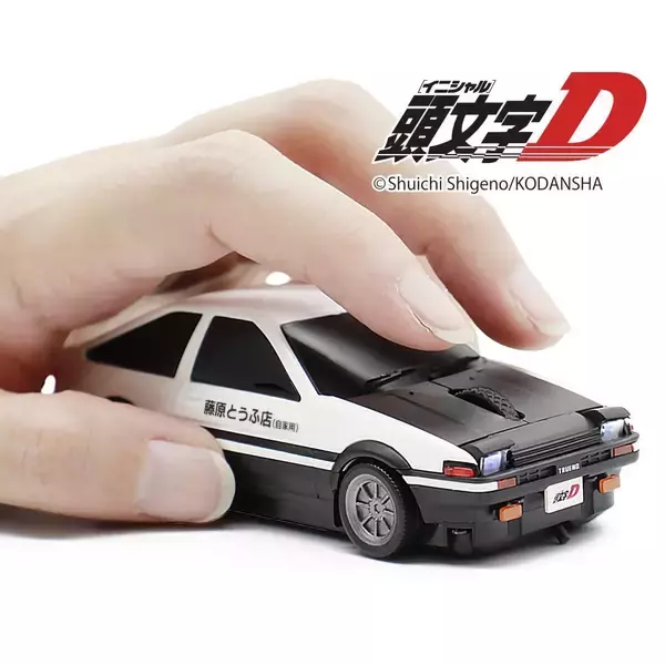『頭文字D』 Bluetooth 対応のトヨタ AE86 型無線マウス 後期版、予約販売開始