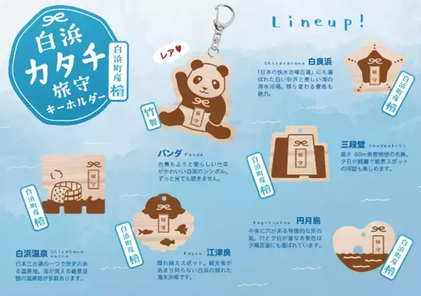 「中学生が地域をプロデュース、ご当地カプセルトイ「白浜がちゃ」第二弾始動」の画像