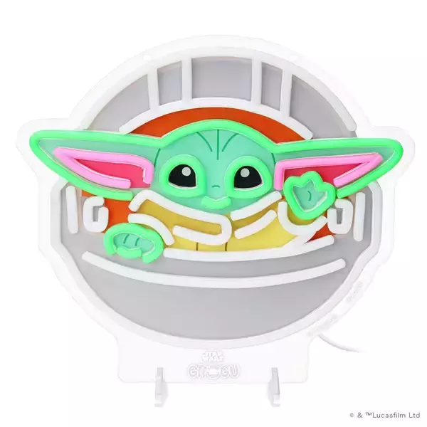 「【STAR WARSファン必見】お部屋を彩る「グローグー」デザインのLEDネオンライトを株式会社PGAが8月下旬に発売」の画像