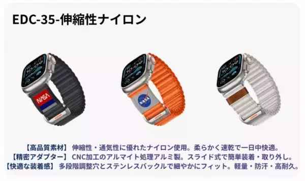 「カナダ発ブランド“Mifa”最新作「NASAシリーズバンド」11月19日から「Kibidango」での先行販売開始！」の画像