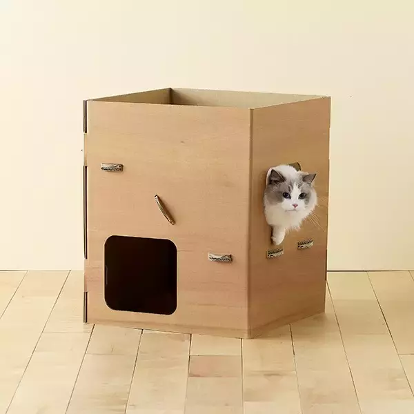 「ペピイが「普通のダンボールより楽しいダンボールの小屋」など新商品を4月21日から発売開始！」の画像