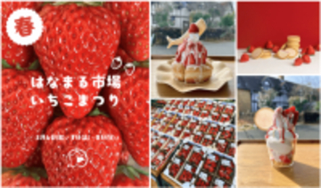 ＜千葉県南房総市＞道の駅ローズマリー公園 はなまる市場　旬をめいっぱいたのしもう！！「はなまるいちごまつり」2026年3月6日(金)～2026年3月8日(日)の3日間開催！
