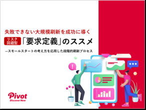 大規模なシステム刷新にこそプロジェクト開始前に効く！PIVOT流「要求定義」プロセスを6月1日ビジネス+ITで公開