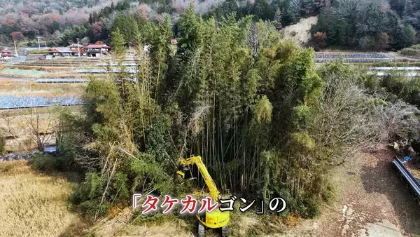 「建設機械アタッチメントメーカーのタグチ工業　新CM『タケカルゴンのゴンも、やっぱりロマン 篇』を前作『クサカルゴンのゴンはロマン 篇』とともに2月放映開始！」の画像