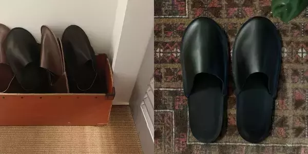 REGAL CORPORATION × D&DEPARTMENT PROJECT革特有のキズやシワを生かした、革の個性を丸ごと楽しむスリッパを発売。