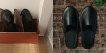 REGAL CORPORATION × D&DEPARTMENT PROJECT革特有のキズやシワを生かした、革の個性を丸ごと楽しむスリッパを発売。