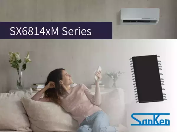 「スポーク型IPMモータの音鳴り対策とトータルコストダウンを実現　高圧3相モータ用ドライバ　「SX6814xMシリーズ」」の画像