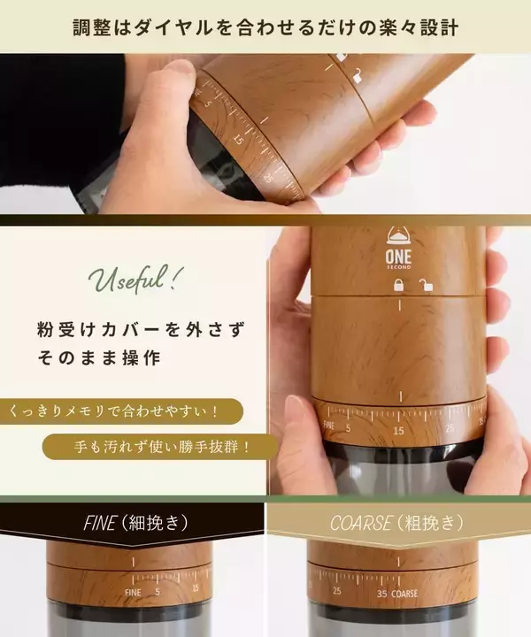 「毎日のコーヒーが変わる！39段階に調整できる電動コーヒーミル「リンクス」が新生活シーズンに向けた販促強化を実施」の画像