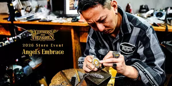 LEATHERS AND TREASURES - 2026 In Store Event - Angel's Embrace - 東京・大阪・静岡でデザイナー来店イベント開催