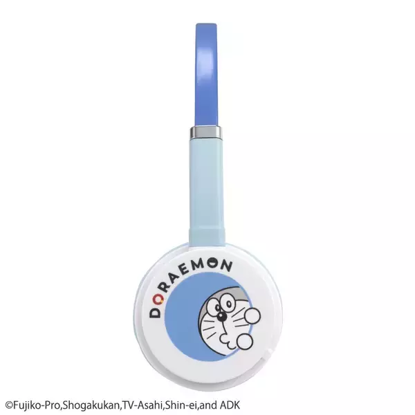 「「ドラえもん」のイラストがかわいい、軽量でコンパクトかつ本格仕様のヘッドセット」の画像