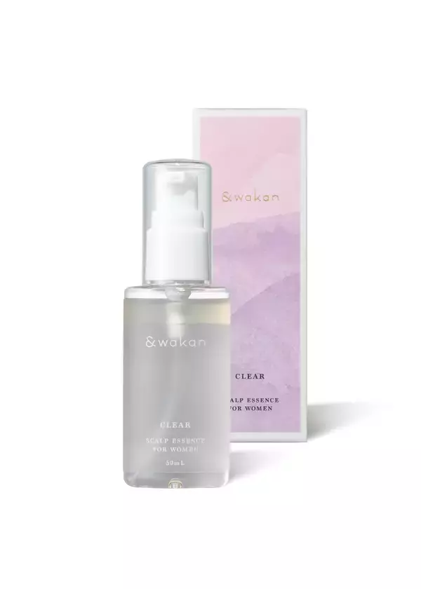 「和漢の力を日常にする新しい頭皮セルフケア習慣　＆wakanスカルプエッセンス　CLEAR(夏季限定)　2026年も3月10日に発売開始」の画像