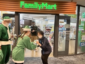 医誠会国際総合病院にやってきた！みどりのサンタがつなぐ、クリスマスのやさしい循環