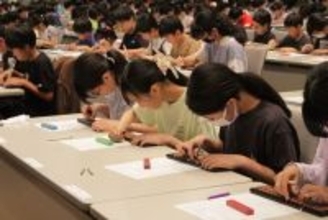 元甲子園球児の上重聡アナウンサーが、頭脳のスポーツと言われるそろばん大会の司会を進行！！