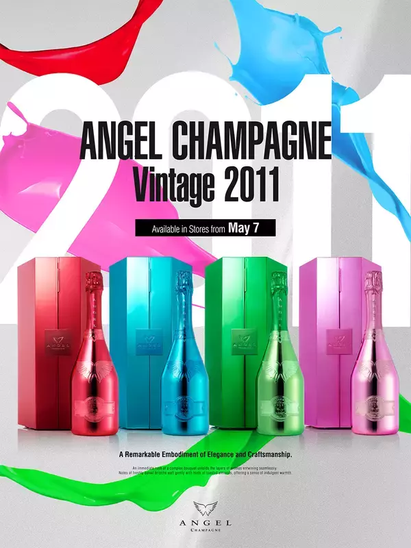 「ラグジュアリーシャンパンブランド“ANGEL CHAMPAGNE”が『ANGEL CHAMPAGNE Vintage2011』の発売を発表！」の画像