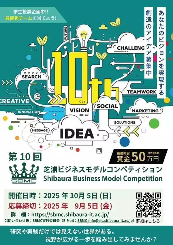 「第10回芝浦ビジネスモデルコンペティションを開催」の画像