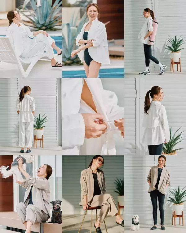 「UVカット・はっ水・遮熱・接触冷感「超高機能水陸両用ウェア」「大日方久美子×Reir」全4型　4月28日(火)San-ai Resort公式WEB SHOPにて発売！」の画像