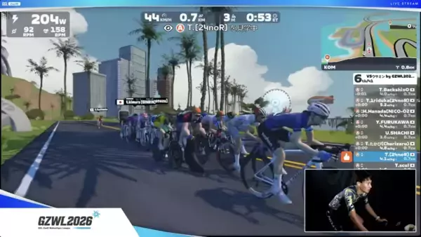「国内最大級のバーチャルロードレースシリーズ『GZWL2026』がいよいよ開幕！すべてのZwifterが主役になれる「3部門制」へ進化した、シーズン1開幕戦のエントリー受付を開始。」の画像