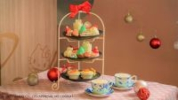 チョコレートやいちご、クリームの濃厚な甘さが堪らない心ときめくアフタヌーンティーが登場♪ HELLO KITTY SMILE 『ハローキティのアフタヌーンティー』　12月1日より提供開始