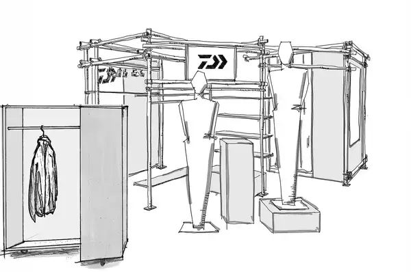 DAIWAがデイリーライフを提案する全天候型ウェアの常設店　阪急うめだ本店「GREEN AGE」に2月18日オープン　「DAIWA × POTR」のコラボレーションしたバッグも発売