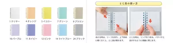 「オープンリングノート ミニ　新発売」の画像