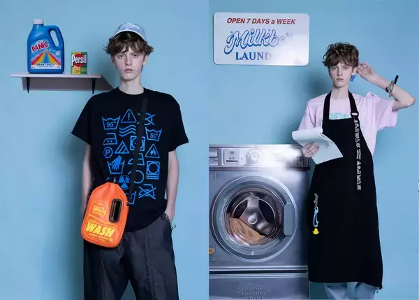 「アパレルブランドMILKBOY、2026年サマーコレクション「LAUNDRY SERVICE」を発表　～4/25(土)、原宿本店に“架空のクリーニングショップ”が登場～」の画像