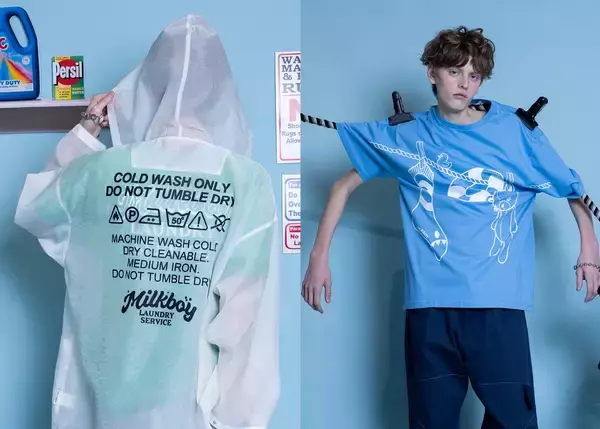 「アパレルブランドMILKBOY、2026年サマーコレクション「LAUNDRY SERVICE」を発表　～4/25(土)、原宿本店に“架空のクリーニングショップ”が登場～」の画像