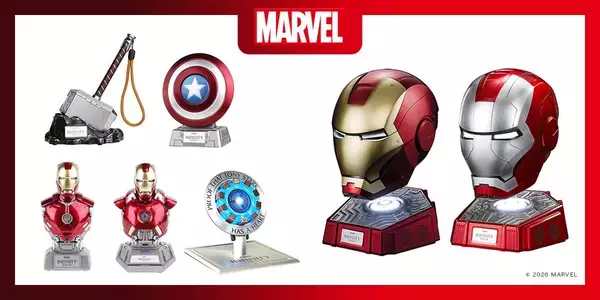 デスクがアベンジャーズ本部に！MARVELキャラクターのワイヤレススピーカーなど、モバイルアクセサリー7種を株式会社PGAが6月3日発売