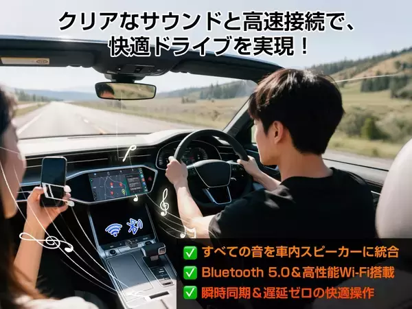 「Amazon年末セール期間限定で、GetPairr の次世代ワイヤレスCarPlay/ミラーリングアダプター「Mirror Cast」が 特別価格40%OFF にて登場いたします。」の画像