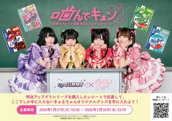 明治アップグミ×きゅるりんってしてみてコラボキャンペーン