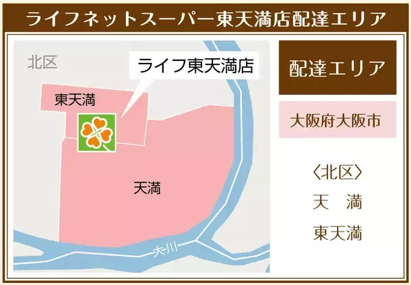 「おうちで楽々お買い物！2月25日から「東天満店」でライフネットスーパーを開始」の画像