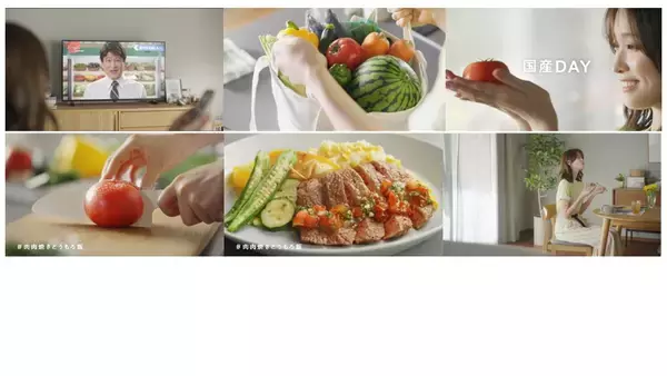 「旬の国産食材を楽しもう！林修×高橋ひかる「国産ＤＡＹ」動画を７月１日（水）より順次公開」の画像