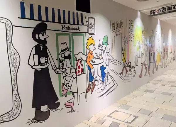 「【アトレ吉祥寺】仮囲いが街のミニギャラリーに変身！アトレ吉祥寺の『仮囲いに描くアートプロジェクト』が3月24日(火)から展開中！」の画像