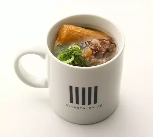 「受賞の味を、立ち食いで伊香保・石段街に熱々マグカップうどん登場」の画像