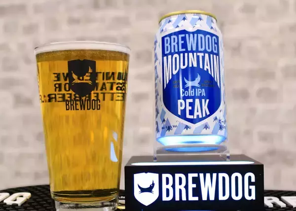 英国№1クラフトビールブランドBREWDOGとリカーマウンテンのコラボ新商品第2弾！「BREWDOG MOUNTAIN PEAK COLD IPA」新発売！