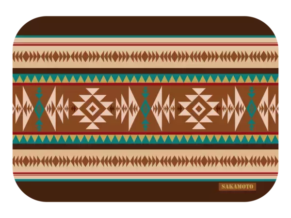 「あたたかフランネル生地使用！名入れネイティブ柄大判ブランケット – 2/27(金)～1週間限定セール」の画像