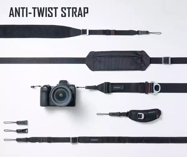 YKK社の日本製ねじれ軽減パーツを採用したカメラストラップ「アンチツイストストラップ」シリーズ 7種を新発売！