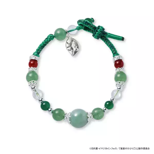 「TVアニメ『薬屋のひとりごと』の天然石ブレスレットが登場！猫猫と壬氏をイメージした華麗な輝きの全2種」の画像