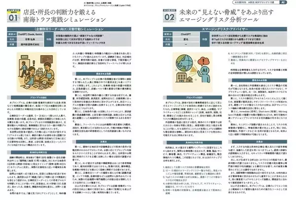 「危機管理の実務でそのまま使える「AIプロンプトコンテスト2025」」の画像