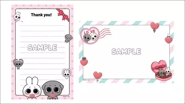 「SNSフォロワー140万人の韓国キャラクター「カムンとアント」がファミマプリントに初登場！」の画像