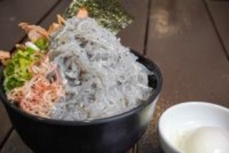 【超稀少！淡路島の春の“とろける”味覚が今年、初解禁！】ニジゲンノモリのレストラン「モリノテラス」季節限定メニュー「淡路生しらすTKG」＆「3倍盛り！生しらす丼」