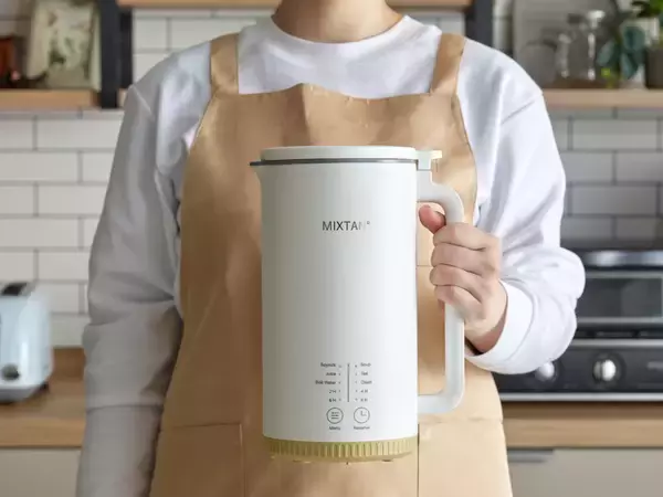 「豆乳マイスターが開発した“おからまで飲む”豆乳メーカー『MIXTAN°』、Makuakeで支援総額3,859万円を突破」の画像