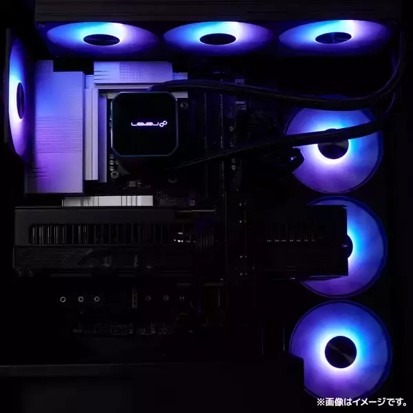 「シャープなラインが際立つデザインと、高い拡張性を備えたハイエンドゲーミングPC「ハーフミラー仕様 LEVEL∞ R-Class RGB Build ピラーレスモデル」が登場」の画像
