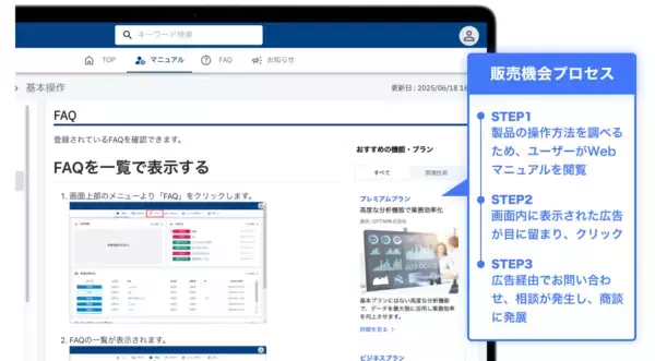 「顧客サポートとアップセルをAIで自動化・効率化「OPTiM Support & Growth Portal」を提供開始」の画像