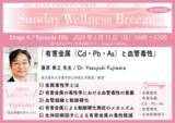 「《医師・歯科医師・薬剤師向け》無料オンラインセミナー2/15(日)朝10時開催　『有害金属(Cd・Pb・As)と血管毒性』藤原 泰之 先生(東京薬科大学薬学部公衆衛生学教室／教授)」の画像1
