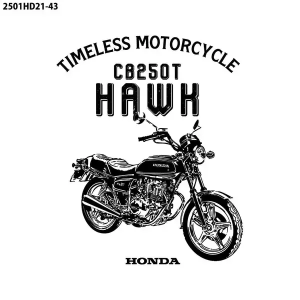 「「Honda CB250T HAWK」Tシャツ登場」の画像