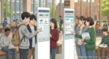 将来のFinTech人材育成に向け、大学構内サイネージで業界キャリアの魅力を伝える啓発活動を開始