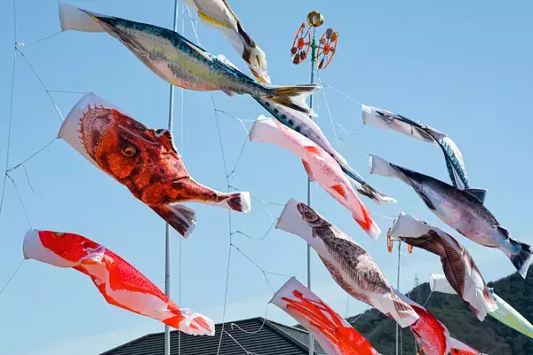 「創業79年の鯉のぼりメーカーが空間演出へ立体ディスプレイ「のぼり水族館」に新たに20種類を追加」の画像