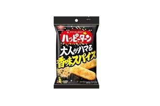 8種のこだわりスパイスをブレンドした濃厚な味わい大人が思わずハマる、やみつきのハッピーターン『ハッピーターン　大人がハマる香味スパイス』新発売